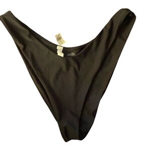 Aerie black high cut bikini bottom size xxl nwt